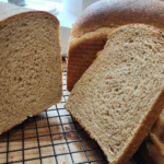 fresh milled flour homemade bread sandwich loaf baked in pullman loaf pan fresh milled mama