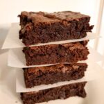 fudgy brownies made with fresh milled flour