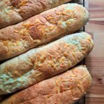 homemade subway style sandwich bread made with fresh milled flour