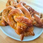 soft pretzels made with fresh milled hard white wheat flour