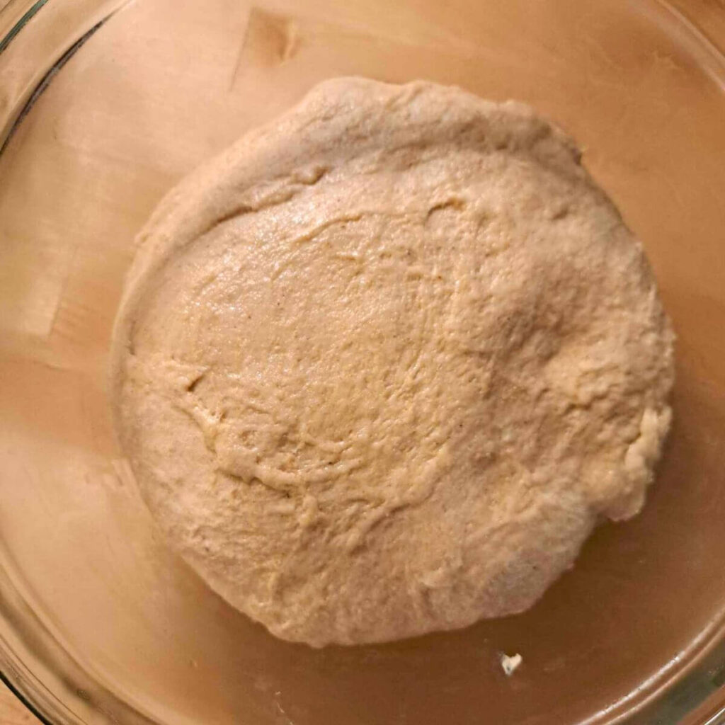 English muffin dough rising