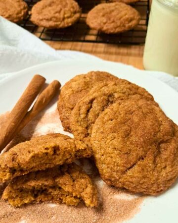 pumpkin spice snickerdoodles fresh milled flour