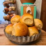 soft dinner rolls made with fresh milled flour