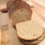 sourdough sandwich bread made with fresh milled flour