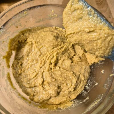 sour cream and flour mixture